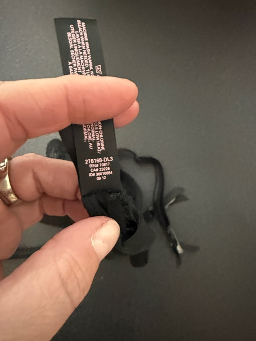 Victoria's Secret Black Lace Garter Belt 2012 - Picture 3 of 3